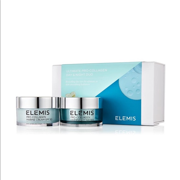 elemis pro collagen marine cream day and night duo